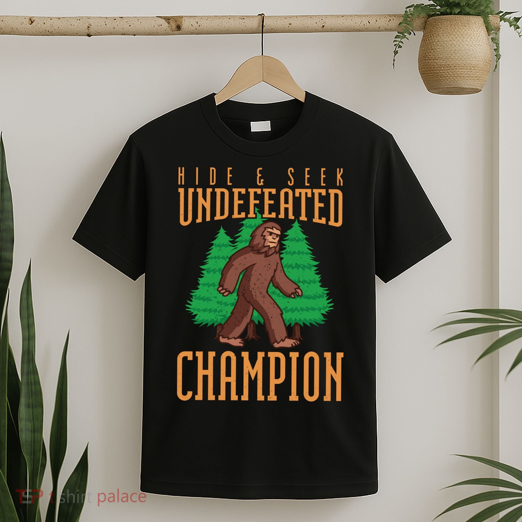 Undefeated Hide & Seek Champion Bigfoot T-Shirt