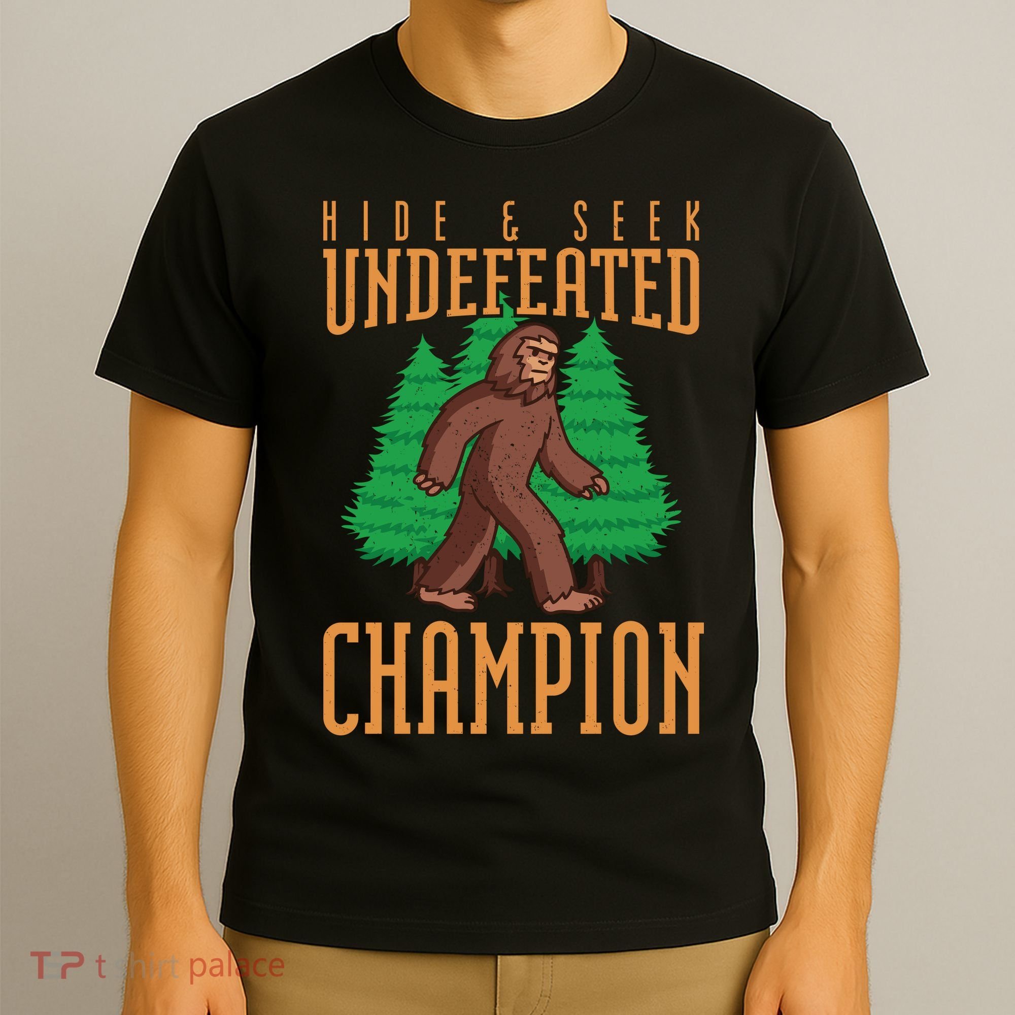Undefeated Hide & Seek Champion Bigfoot T-Shirt
