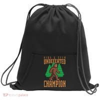 Undefeated Hide & Seek Champion Bigfoot Sweatshirt Cinch Pack Bag thumb 0