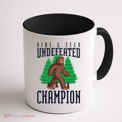Undefeated Hide & Seek Champion Bigfoot Coffee Mug back