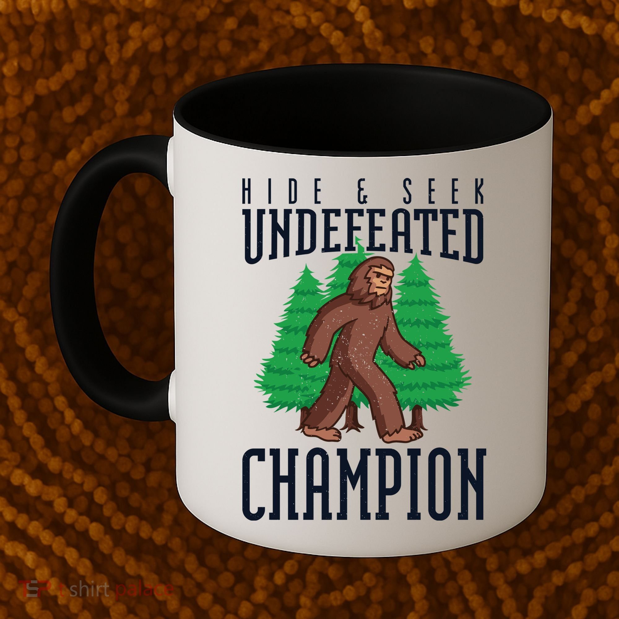 Undefeated Hide & Seek Champion Bigfoot Coffee Mug