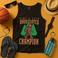 Undefeated Hide & Seek Champion Bigfoot Tank Top thumb 4