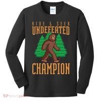 Undefeated Hide & Seek Champion Bigfoot Kids Long Sleeve Shirt thumb 0