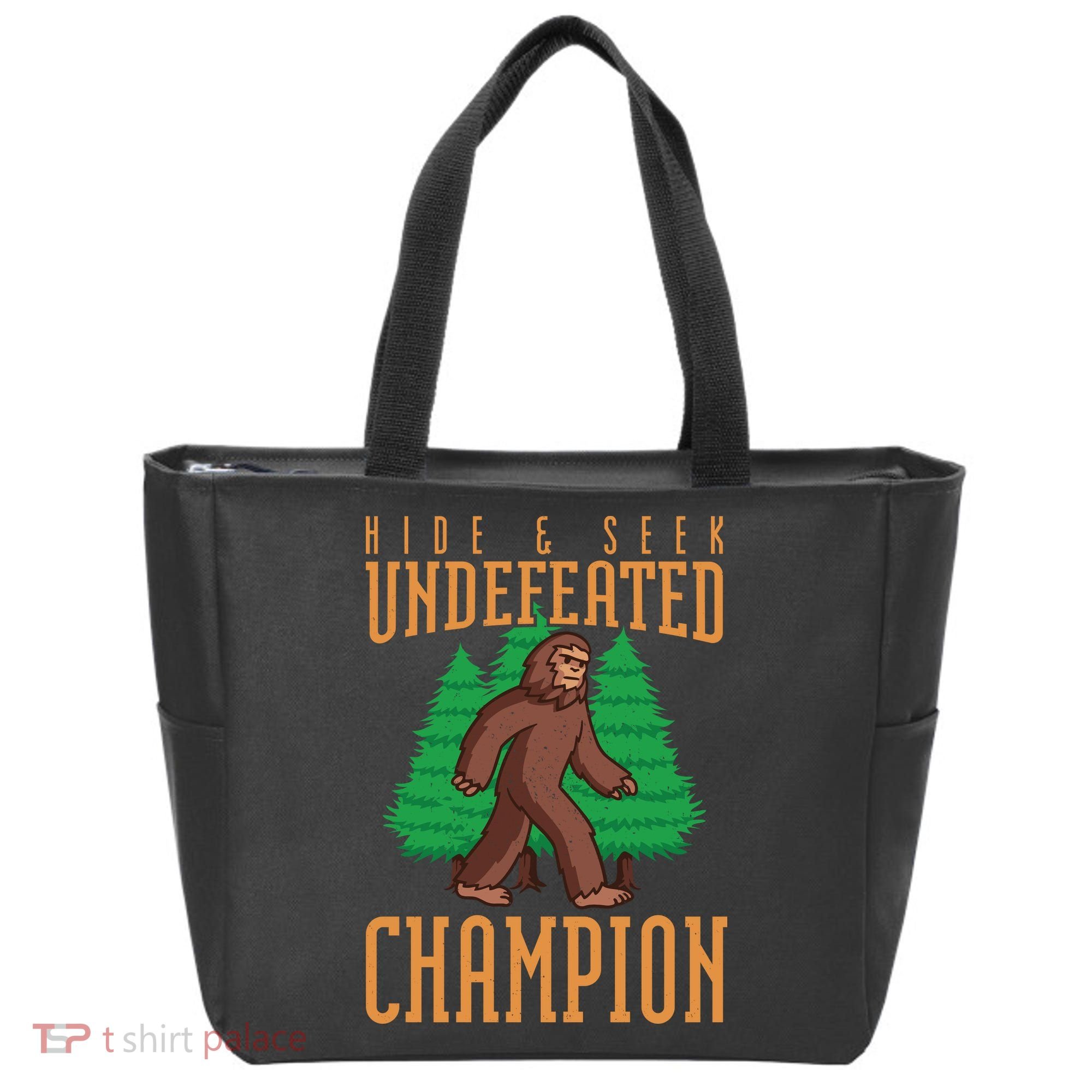 Undefeated Hide & Seek Champion Bigfoot Tote Bag
