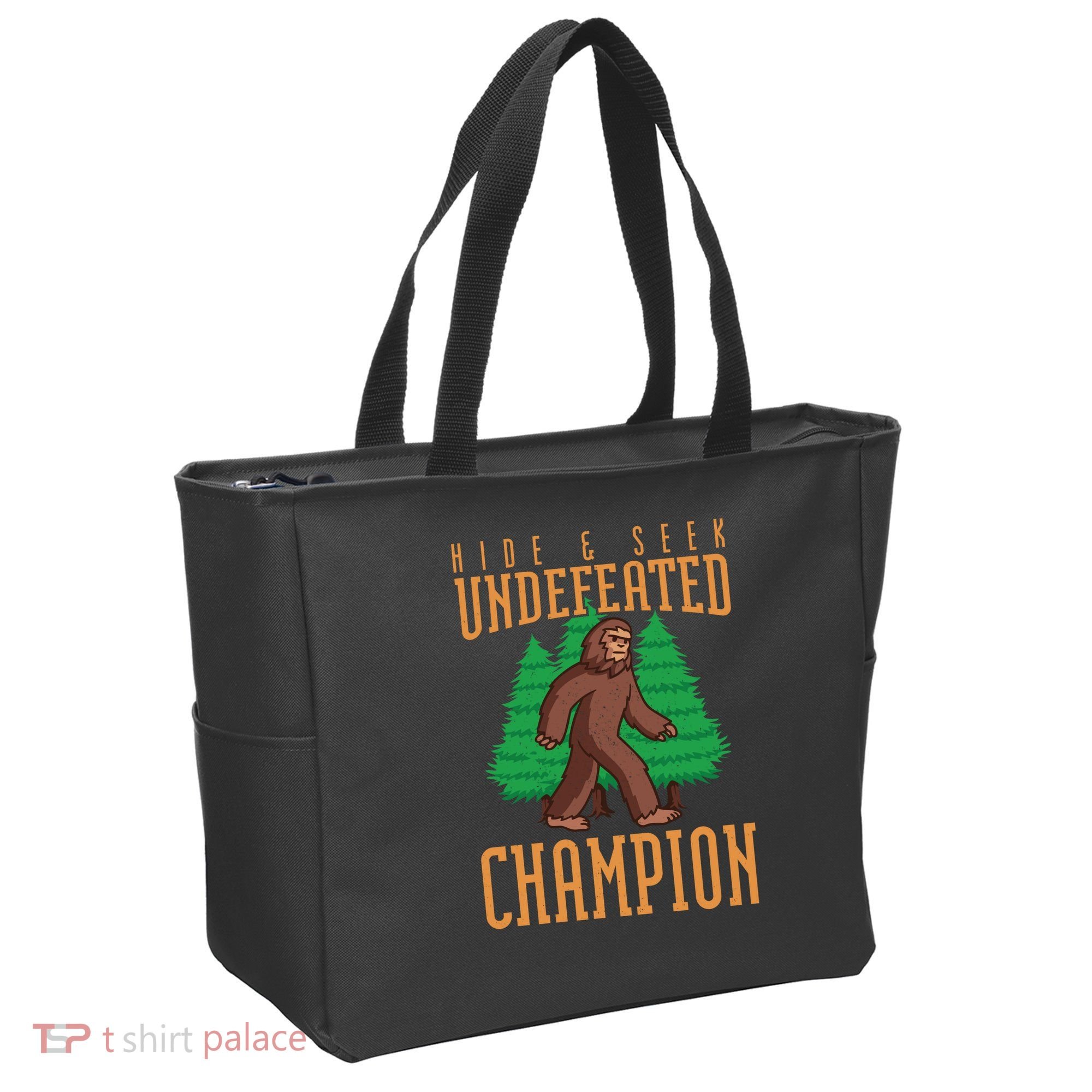 Undefeated Hide & Seek Champion Bigfoot Tote Bag