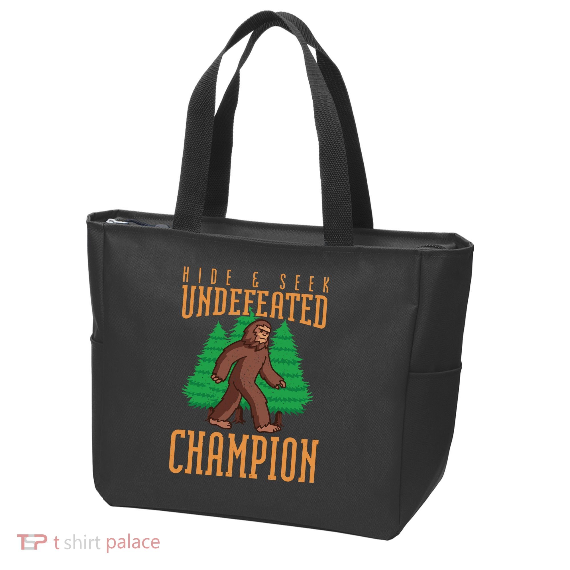Undefeated Hide & Seek Champion Bigfoot Tote Bag