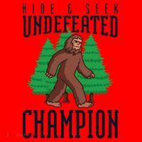 Undefeated Hide & Seek Champion Bigfoot Santa Hat thumb 1