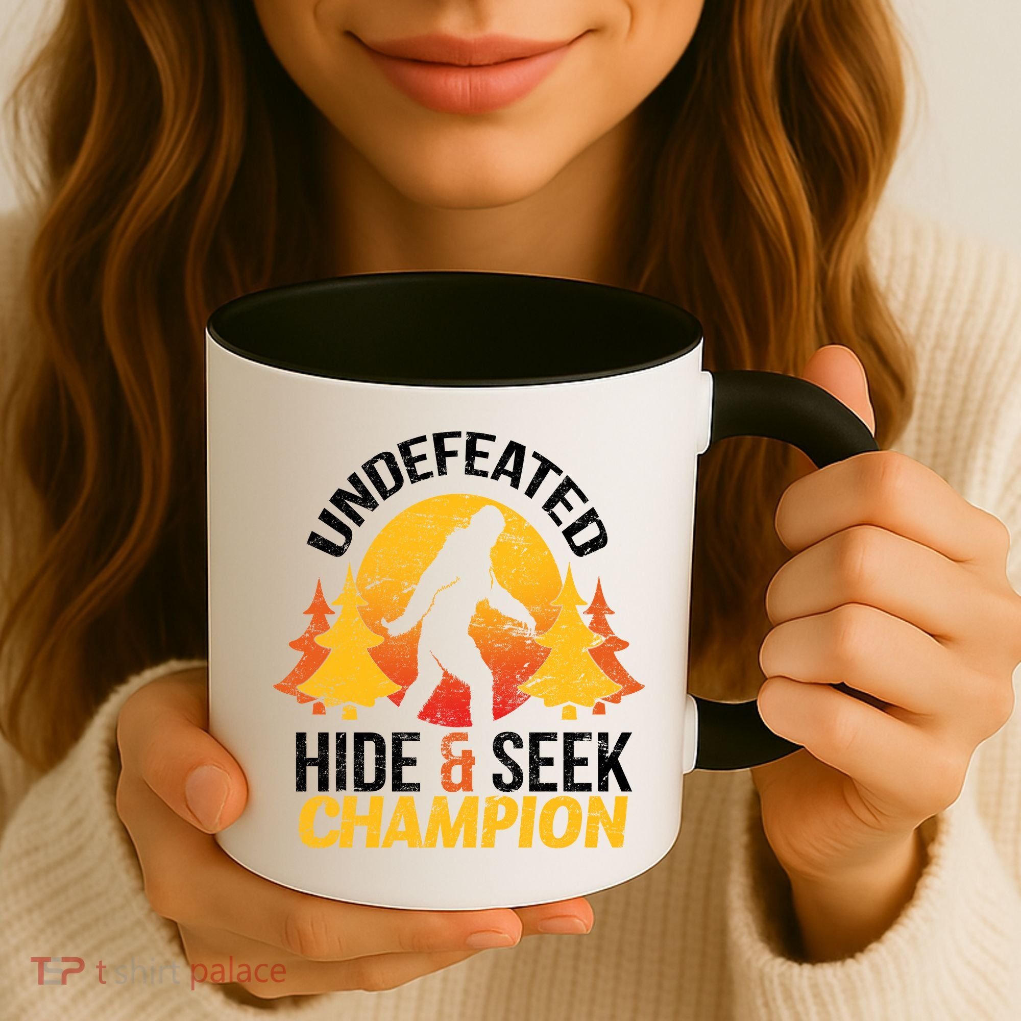 Undefeated Hide And Seek Champion Bigfoot Coffee Mug