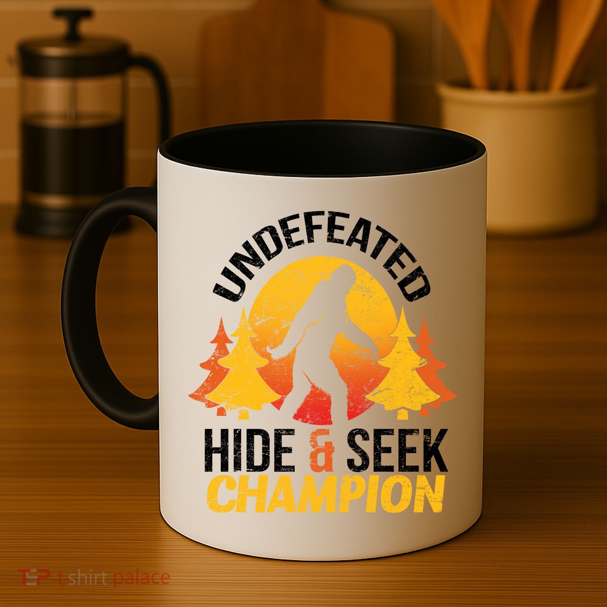 Undefeated Hide And Seek Champion Bigfoot Coffee Mug