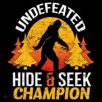 Undefeated Hide And Seek Champion Bigfoot Ornament thumb 1