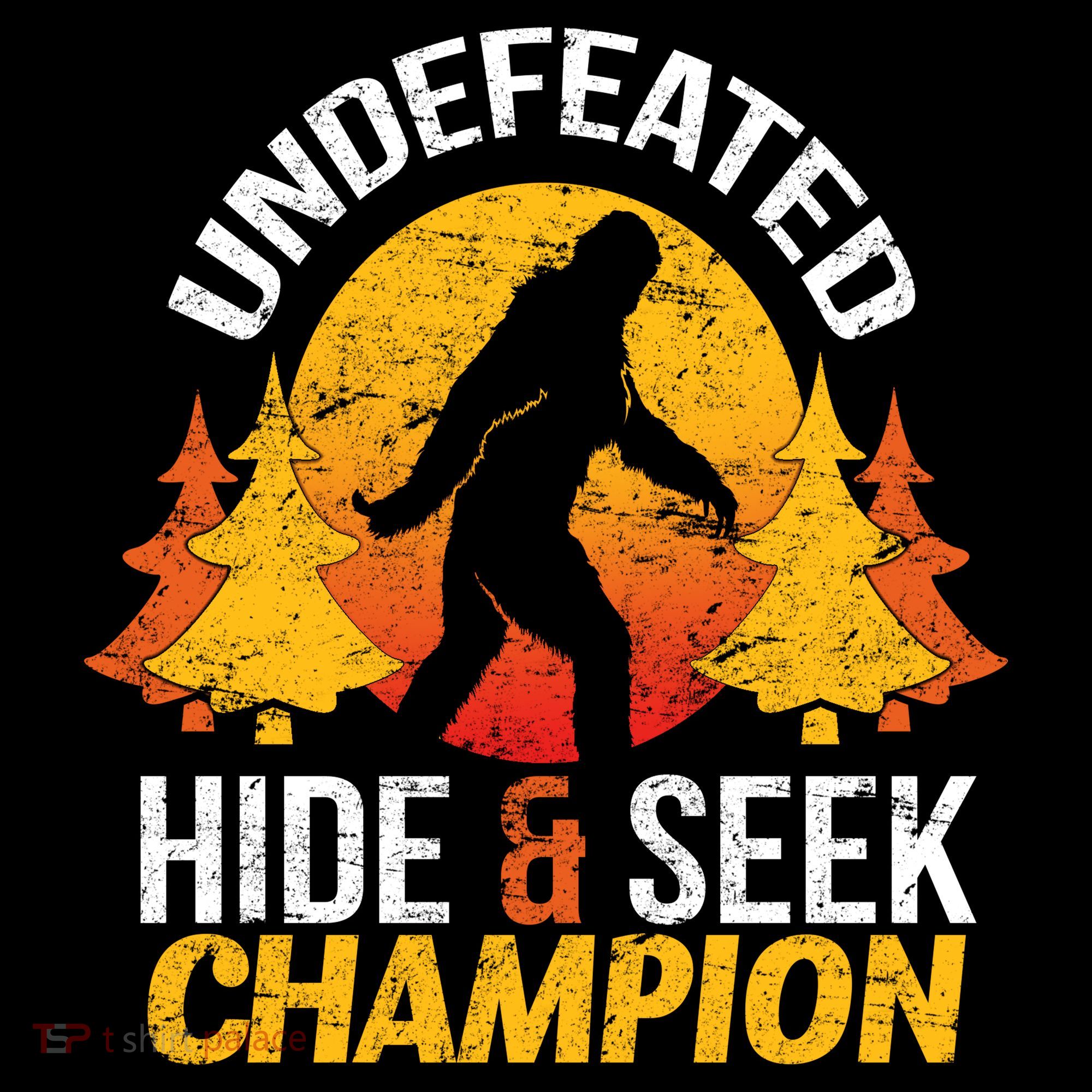 Undefeated Hide And Seek Champion Bigfoot Ornament
