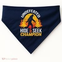 Undefeated Hide And Seek Champion Bigfoot USA-Made Doggie Bandana thumb 0