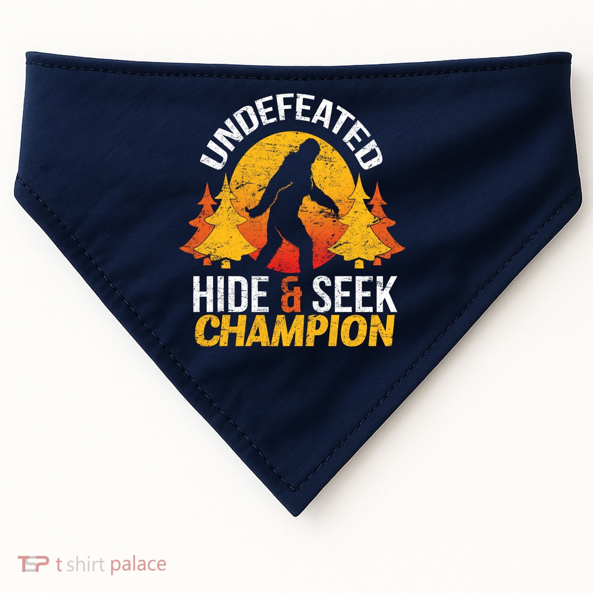Undefeated Hide And Seek Champion Bigfoot USA-Made Doggie Bandana