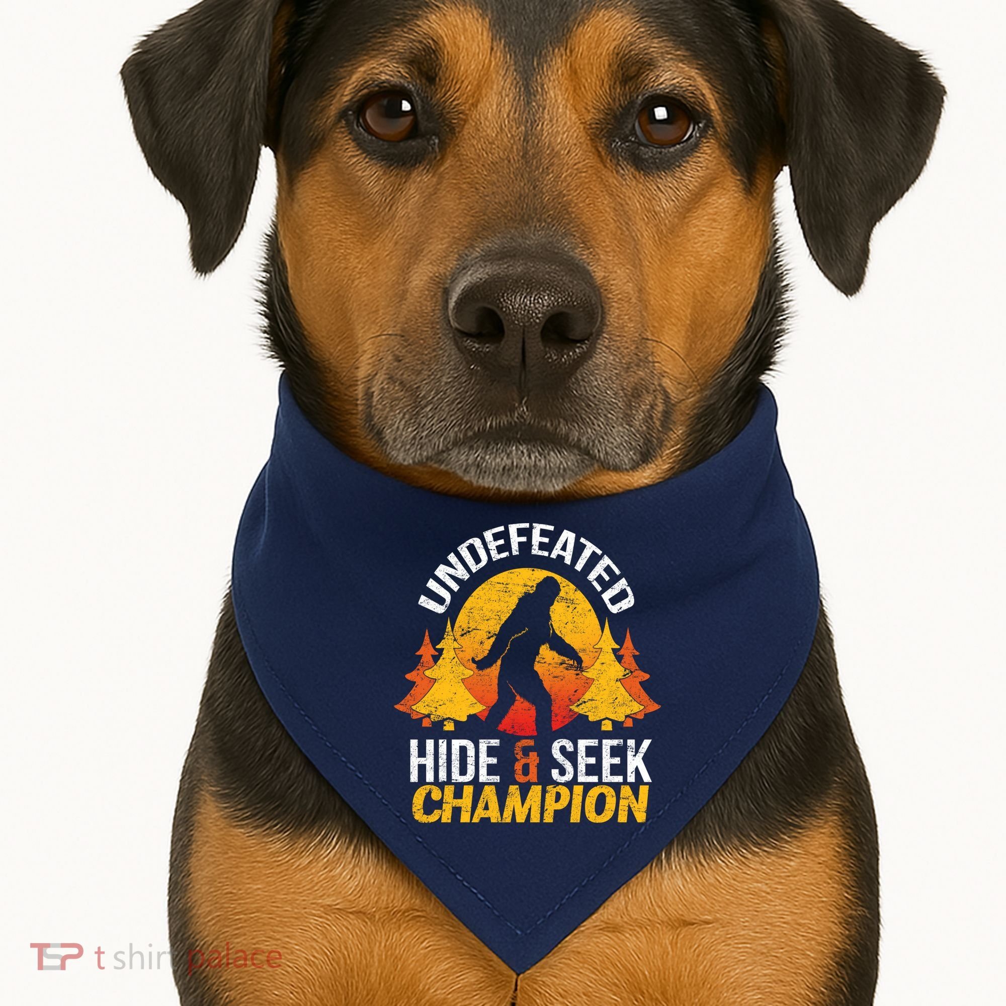 Undefeated Hide And Seek Champion Bigfoot USA-Made Doggie Bandana