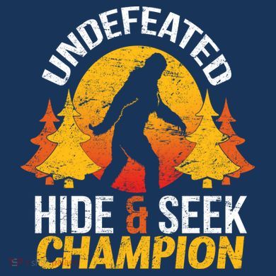 Undefeated Hide And Seek Champion Bigfoot Hoodie