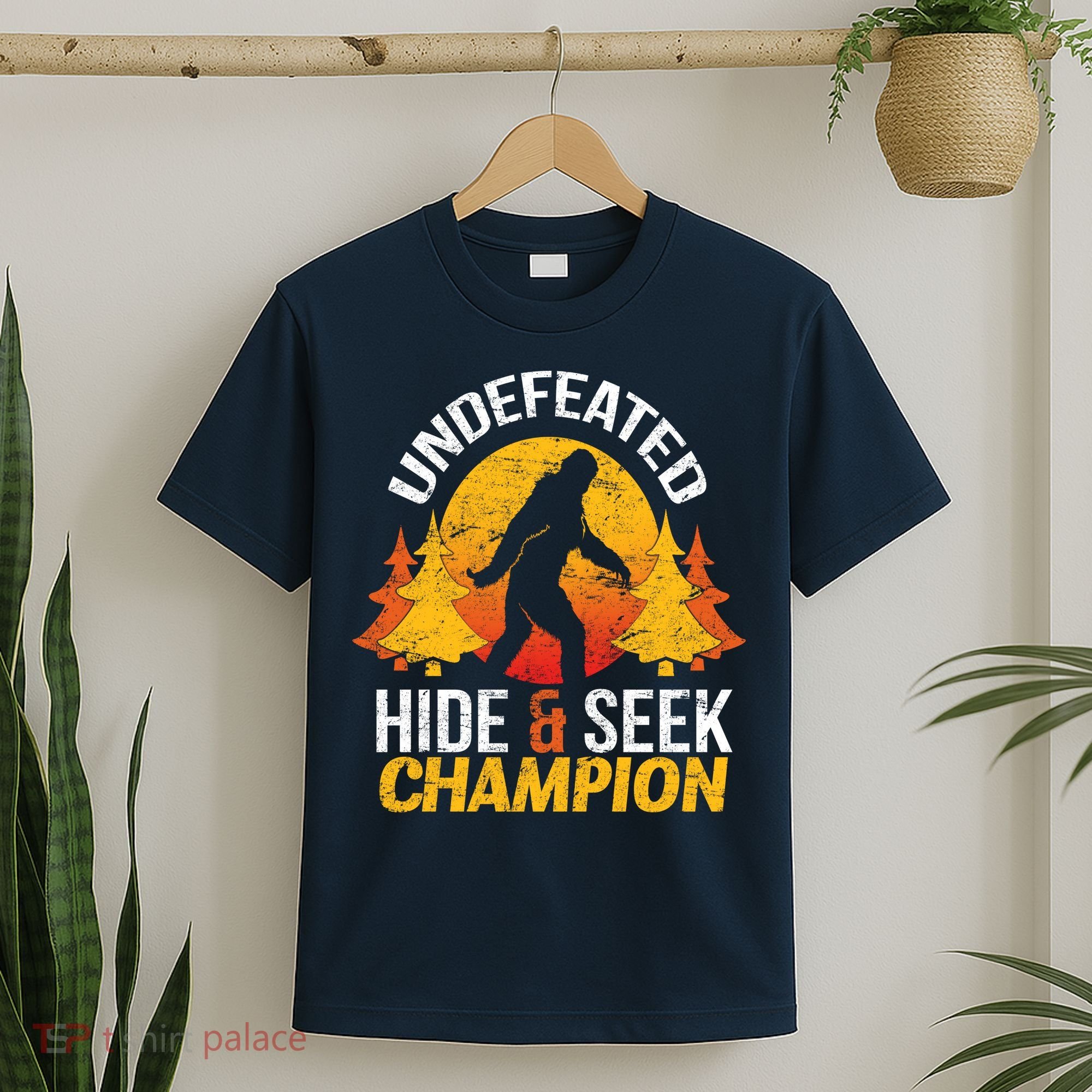 Undefeated Hide And Seek Champion Bigfoot T-Shirt