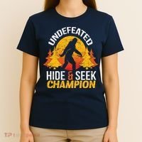Undefeated Hide And Seek Champion Bigfoot T-Shirt thumb 4