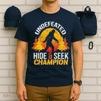 Undefeated Hide And Seek Champion Bigfoot T-Shirt thumb 6