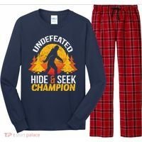Undefeated Hide And Seek Champion Bigfoot Long Sleeve Pajama Set thumb 0