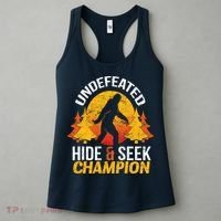 Undefeated Hide And Seek Champion Bigfoot Women's Tank Top thumb 3