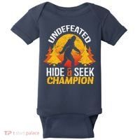 Undefeated Hide And Seek Champion Bigfoot Baby Bodysuit thumb 0