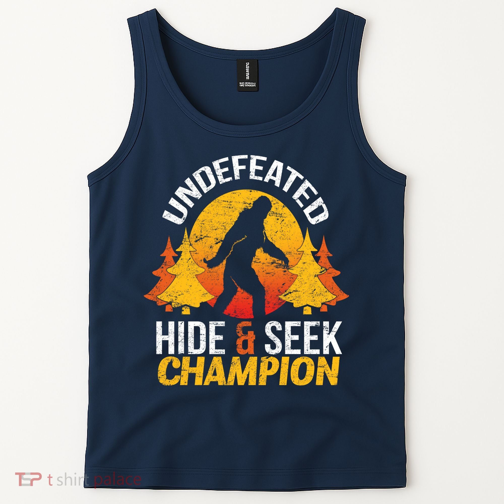 Undefeated Hide And Seek Champion Bigfoot Tank Top