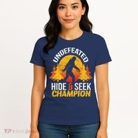 Undefeated Hide And Seek Champion Bigfoot Women's T-Shirt thumb 4
