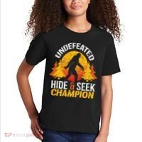 Undefeated Hide And Seek Champion Bigfoot Kids T-Shirt thumb 2