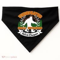 Undefeated Sasquatch Social Distancing Bigfoot USA-Made Doggie Bandana thumb 0