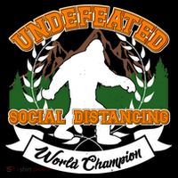 Undefeated Sasquatch Social Distancing Bigfoot Backpack thumb 2