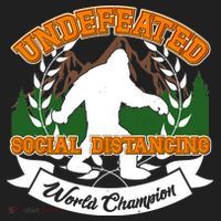Undefeated Sasquatch Social Distancing Bigfoot Tumbler thumb 3