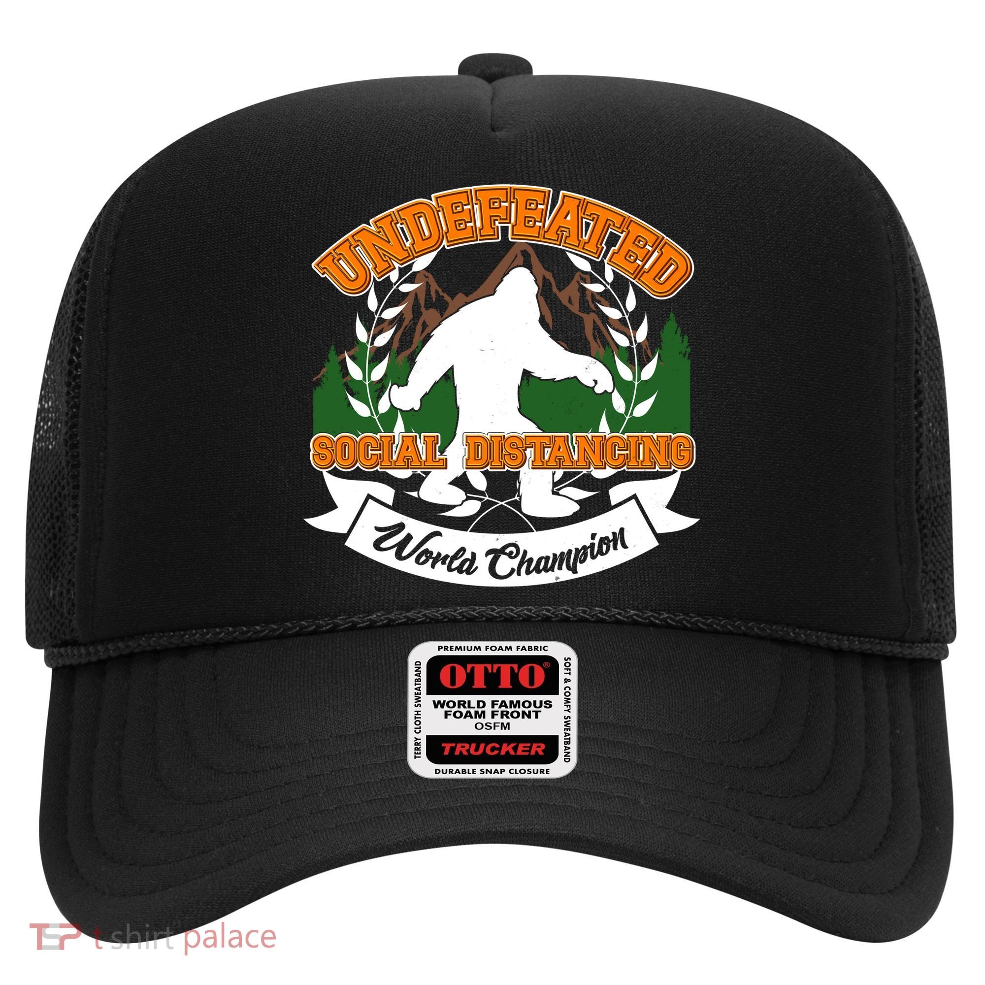 Undefeated Sasquatch Social Distancing Bigfoot Hat