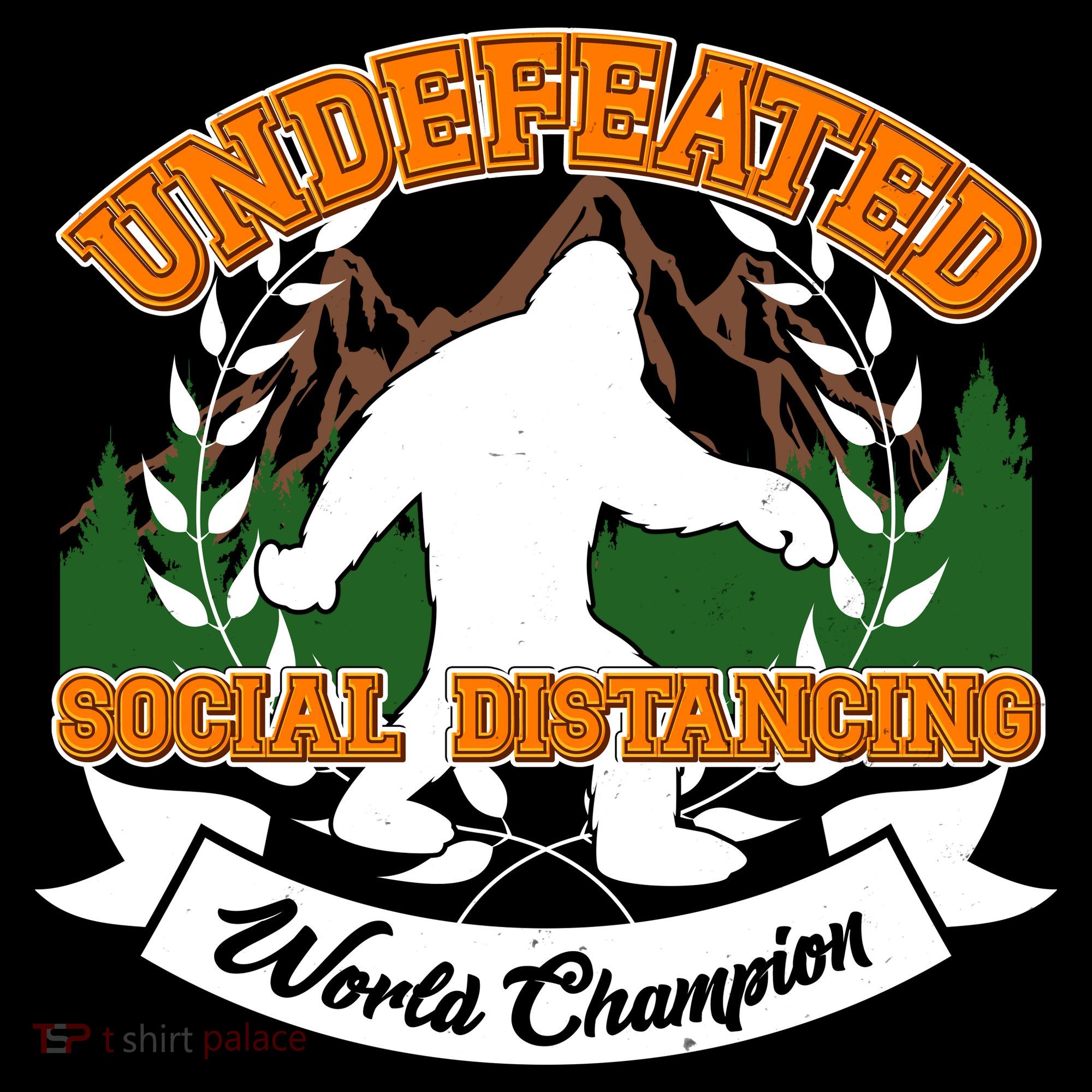 Undefeated Sasquatch Social Distancing Bigfoot Tote Bag