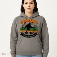 Undefeated Sasquatch Social Distancing Bigfoot Hoodie thumb 5