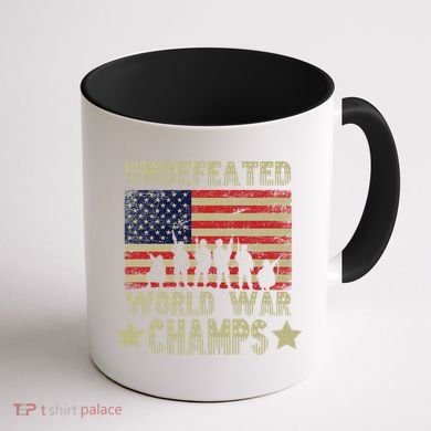 Undefeated World War Champs Coffee Mug back