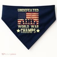 Undefeated World War Champs USA-Made Doggie Bandana thumb 0