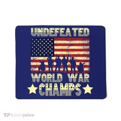 Undefeated World War Champs Mousepad