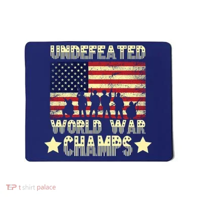 Undefeated World War Champs Mousepad