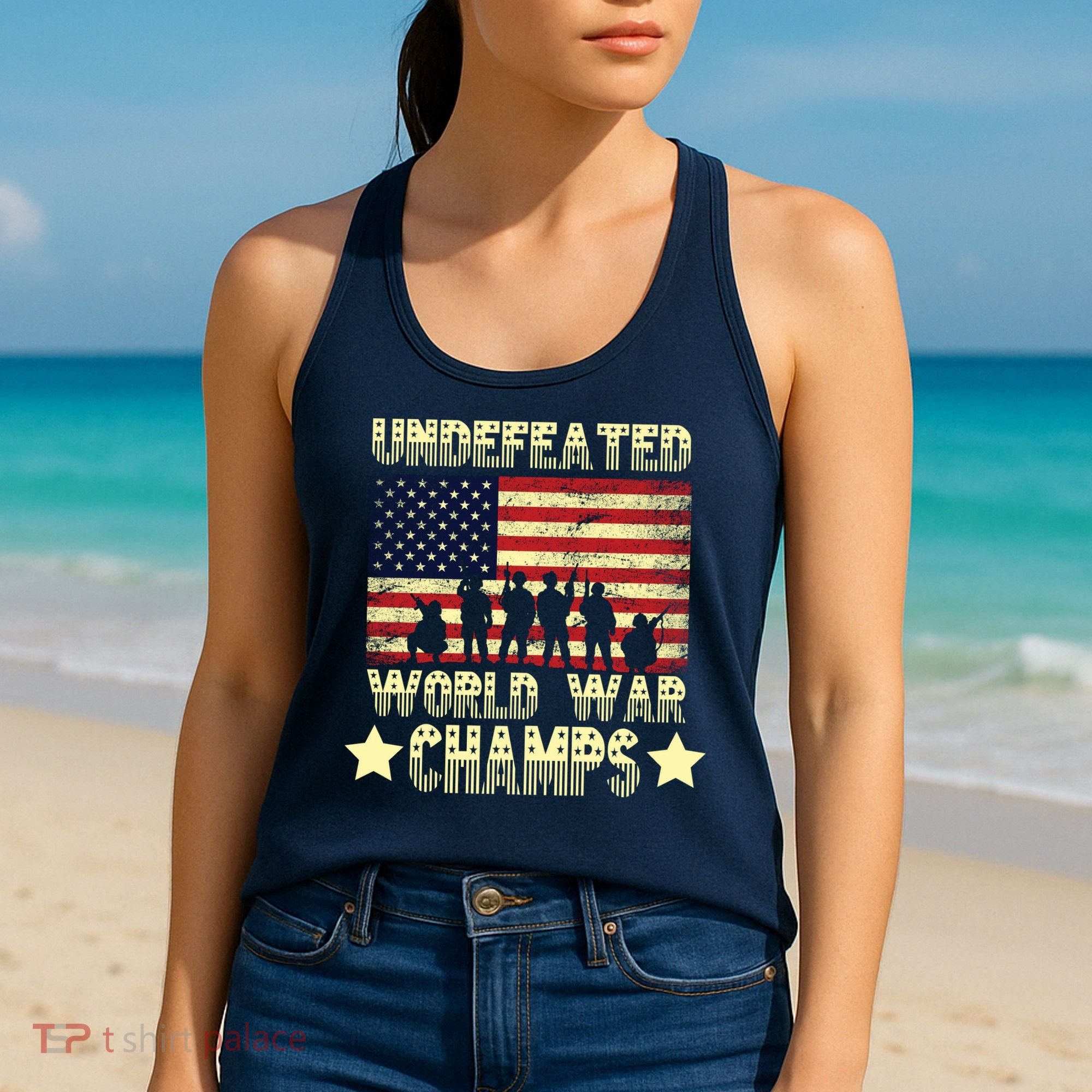 Undefeated World War Champs Women's Tank Top