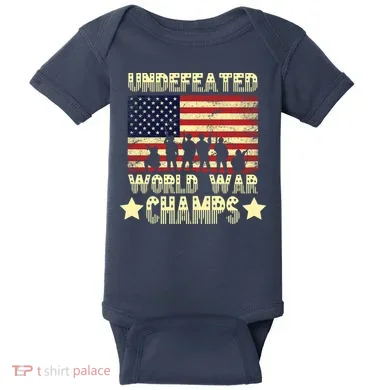 Undefeated World War Champs Baby Bodysuit