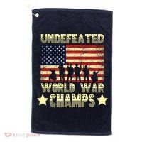 Undefeated World War Champs Golf Towel thumb 0