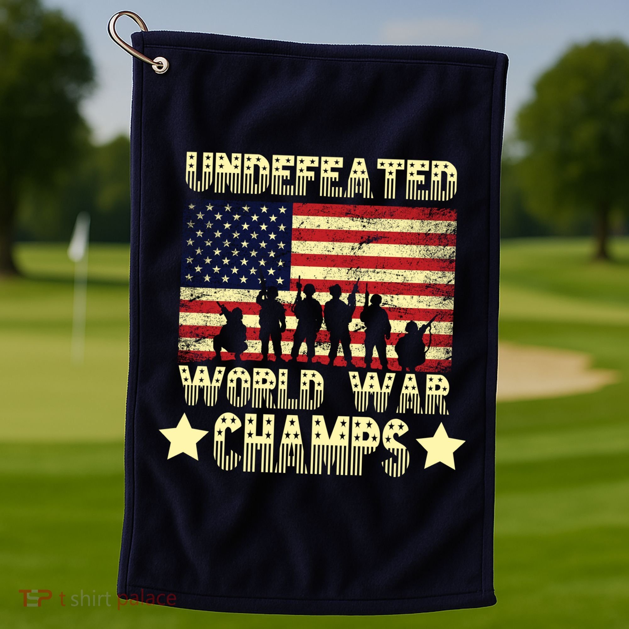 Undefeated World War Champs Golf Towel