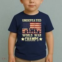 Undefeated World War Champs Toddler T-Shirt thumb 2