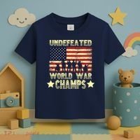 Undefeated World War Champs Toddler T-Shirt thumb 3