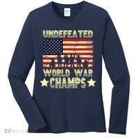 Undefeated World War Champs Women's Long Sleeve Shirt thumb 0