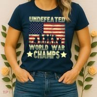 Undefeated World War Champs Women's T-Shirt thumb 2