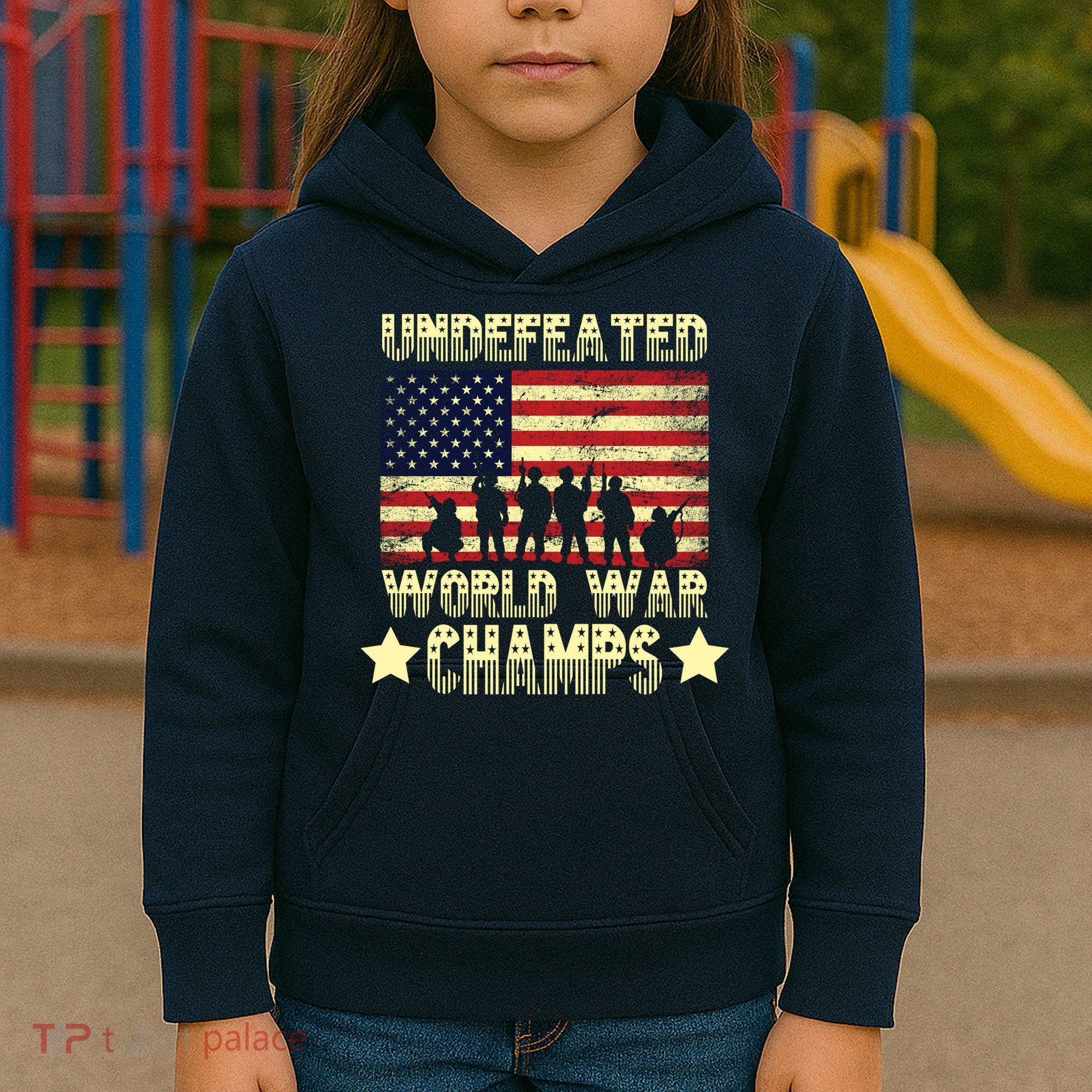 Undefeated World War Champs Kids Hoodie