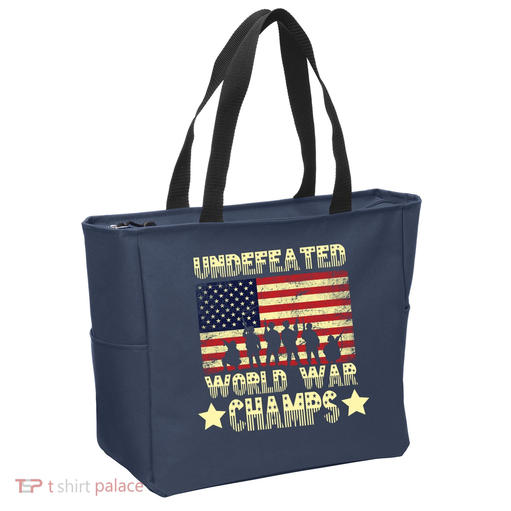 Undefeated World War Champs Tote Bag