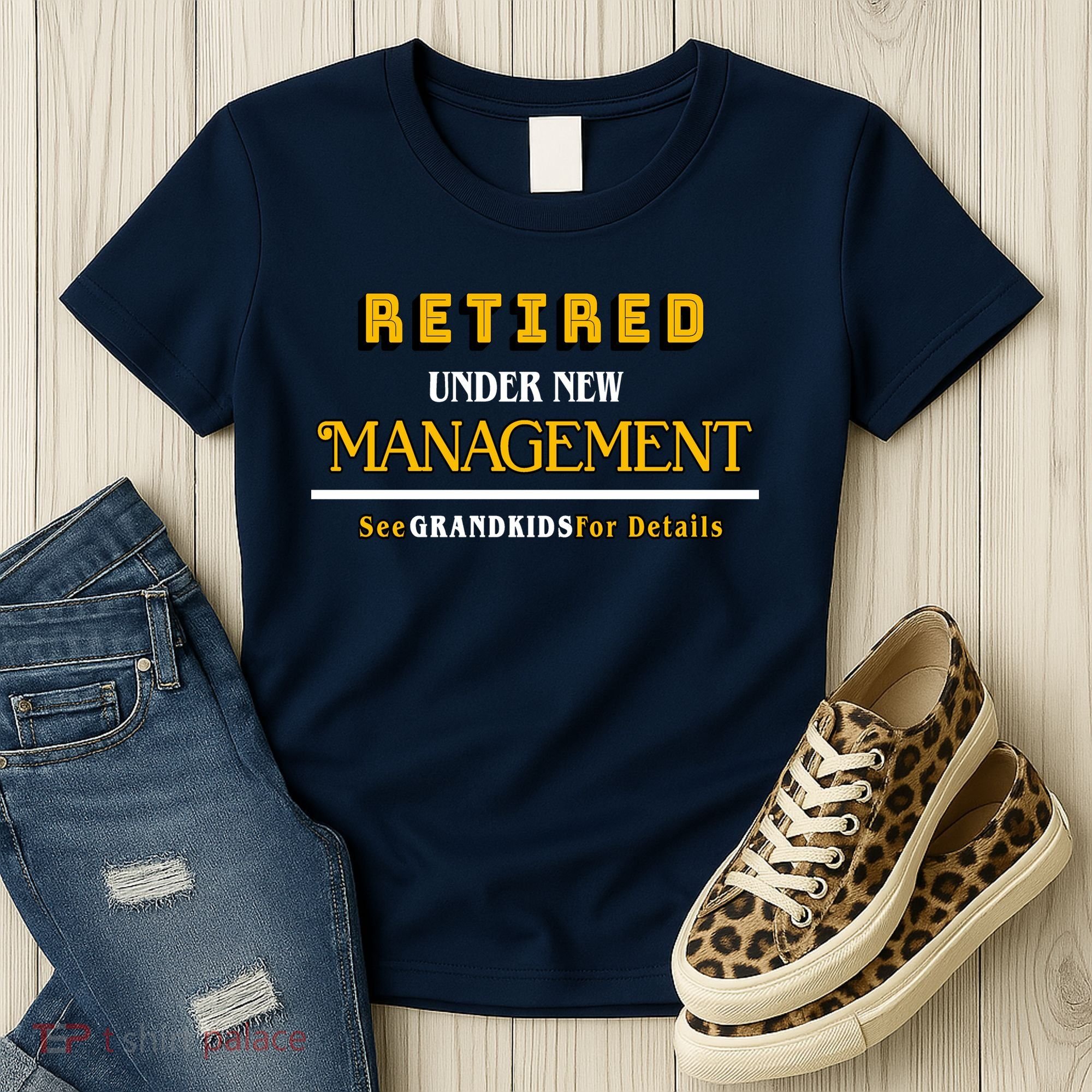 Under New Management Grandkids Retirement  Women's T-Shirt