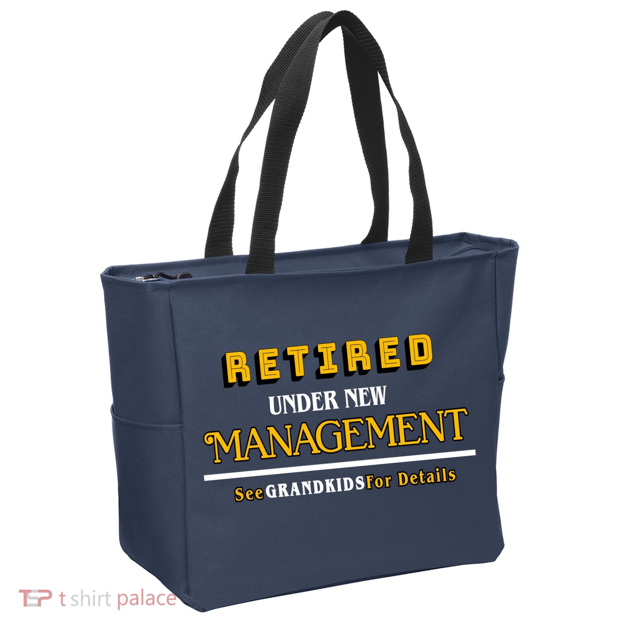 Under New Management Grandkids Retirement  Tote Bag